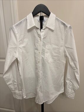Old Navy Women's White Button-Down Shirt